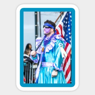 USA. Pennsylvania. Philadelphia. Mummers Parade 2023 - 3. Sticker